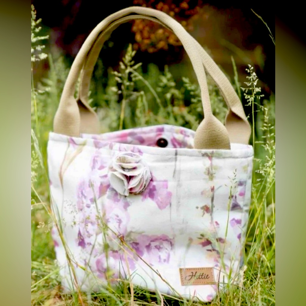 The Hettie Company Floral Cotton Handbag Nwt Made In England